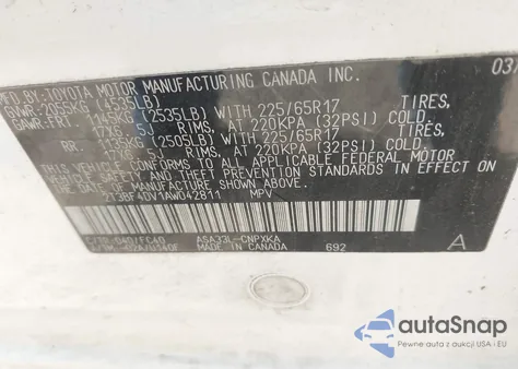 2010 Toyota Rav4 from USA, damaged, VIN 2T3BF4DV1AW042811